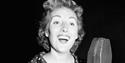 Vera Lynn rehearsing in London for her radio show 'Sincerely Yours', 1956