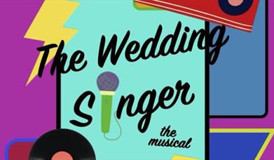 Abstract poster for The Wedding Singer Musical