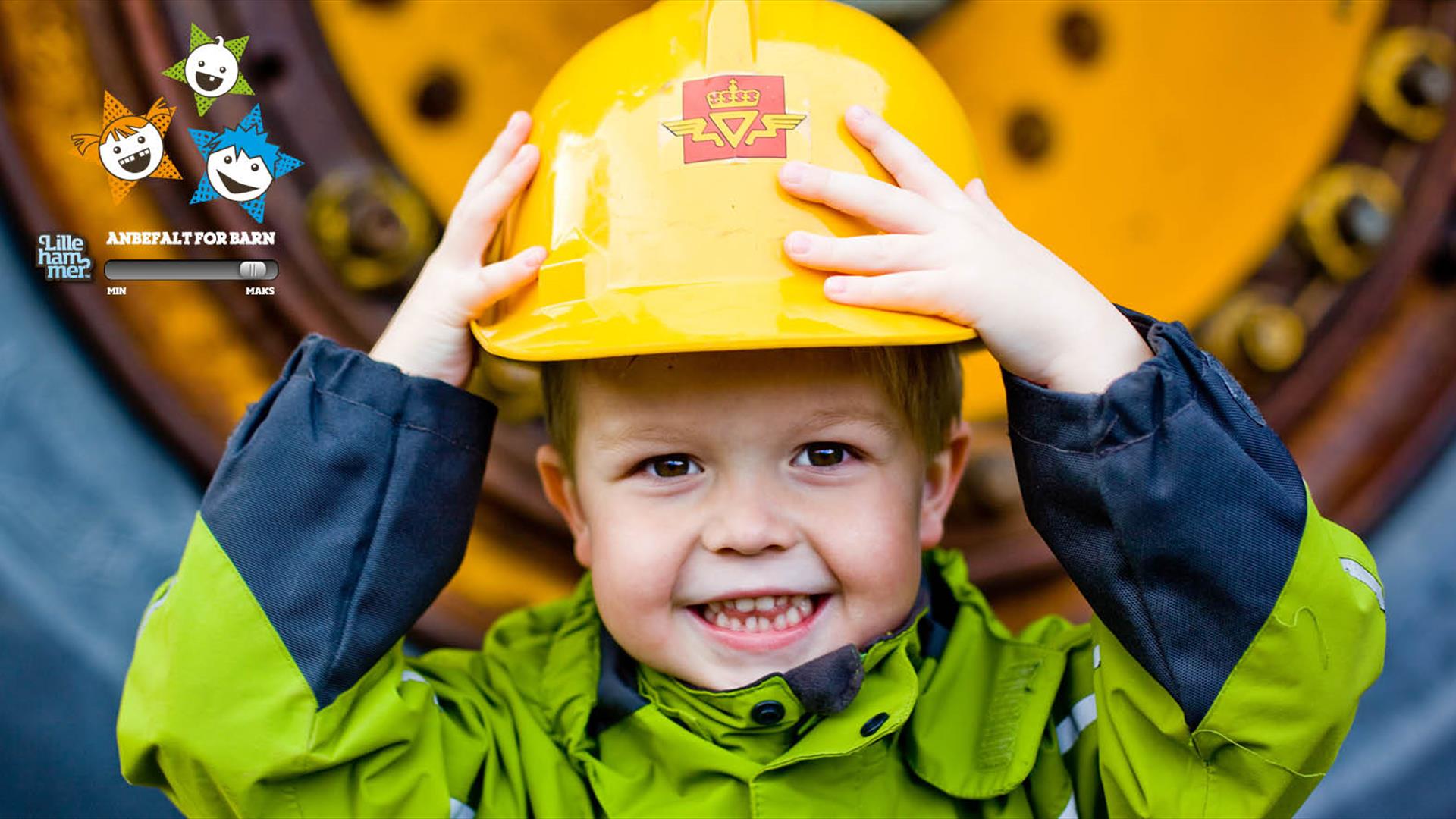 Norsk Vegmuseum, Barn foran dumper