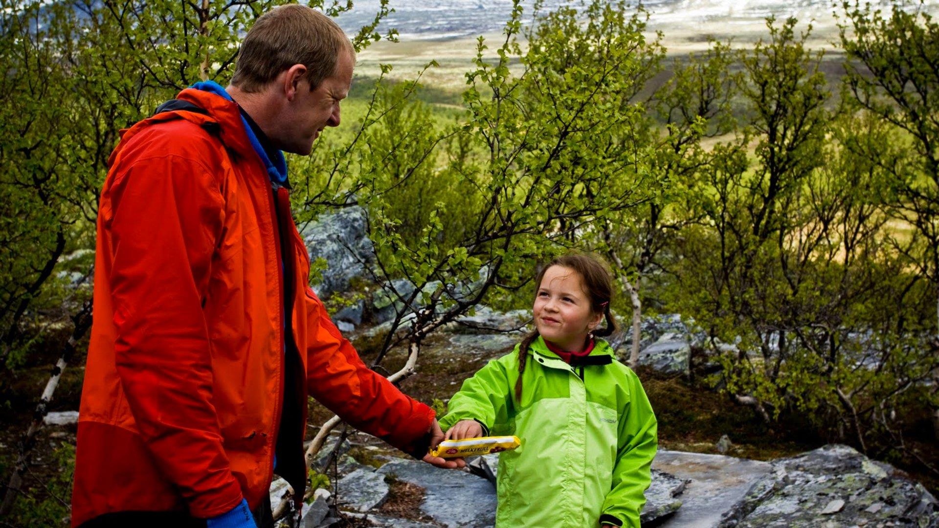 På vei til grottetur i Rondane