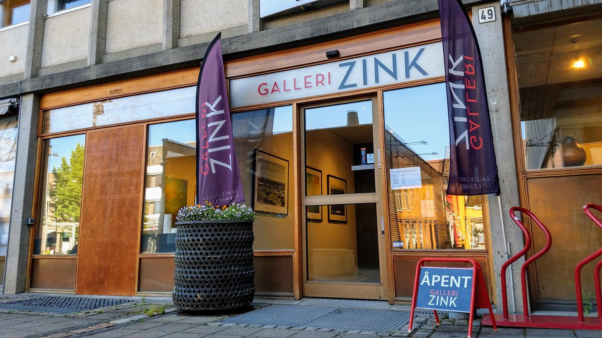 Inngangspartiet til Glleri Zink