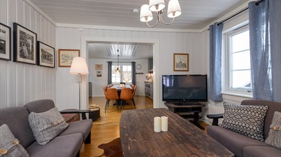 Sofa with TV