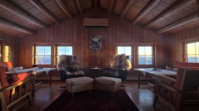 Inside at Skotten Seter