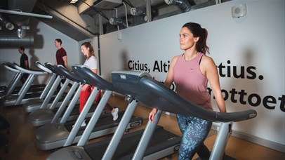 The fitness department in Håkons hall sports center