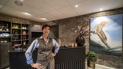 The hotel manager Hanna Stenberg