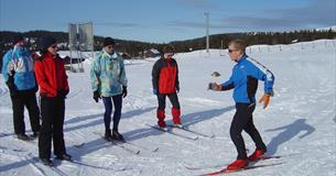 Skiinstruksjon på Nordseter