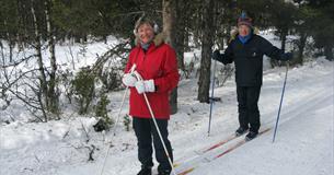 På skitur i Espedalen