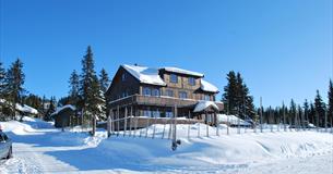 Large cabin at Nordseter, winter