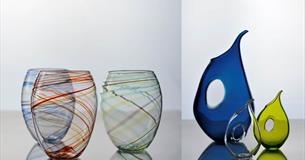 Glass kunst fra Hett Glass på Fabrikken