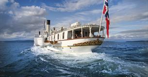 Skibladner sailing at Mjøsa