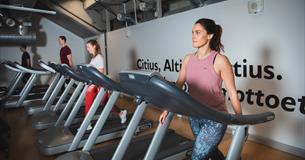 The fitness department in Håkons hall sports center