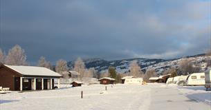 Rybakken Camping in the winter