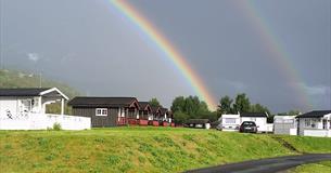Rainbow over Odden Camping