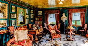 The living room at Aulestad