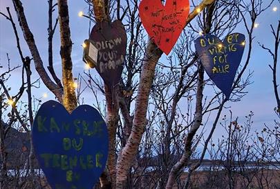 En sansetur lans Mesnaelva med gode opplevelser, inspirasjon og refleksjon