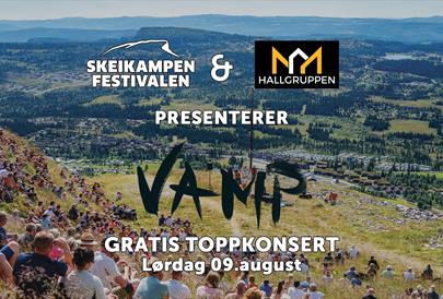 Gratis Toppkonsert med VAMP |  Skeikampenfestivalen