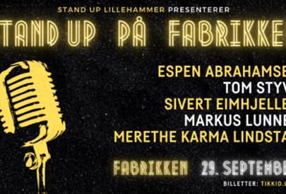 Stand Up på Fabrikken 29. september Standup 29. september - STUDENT