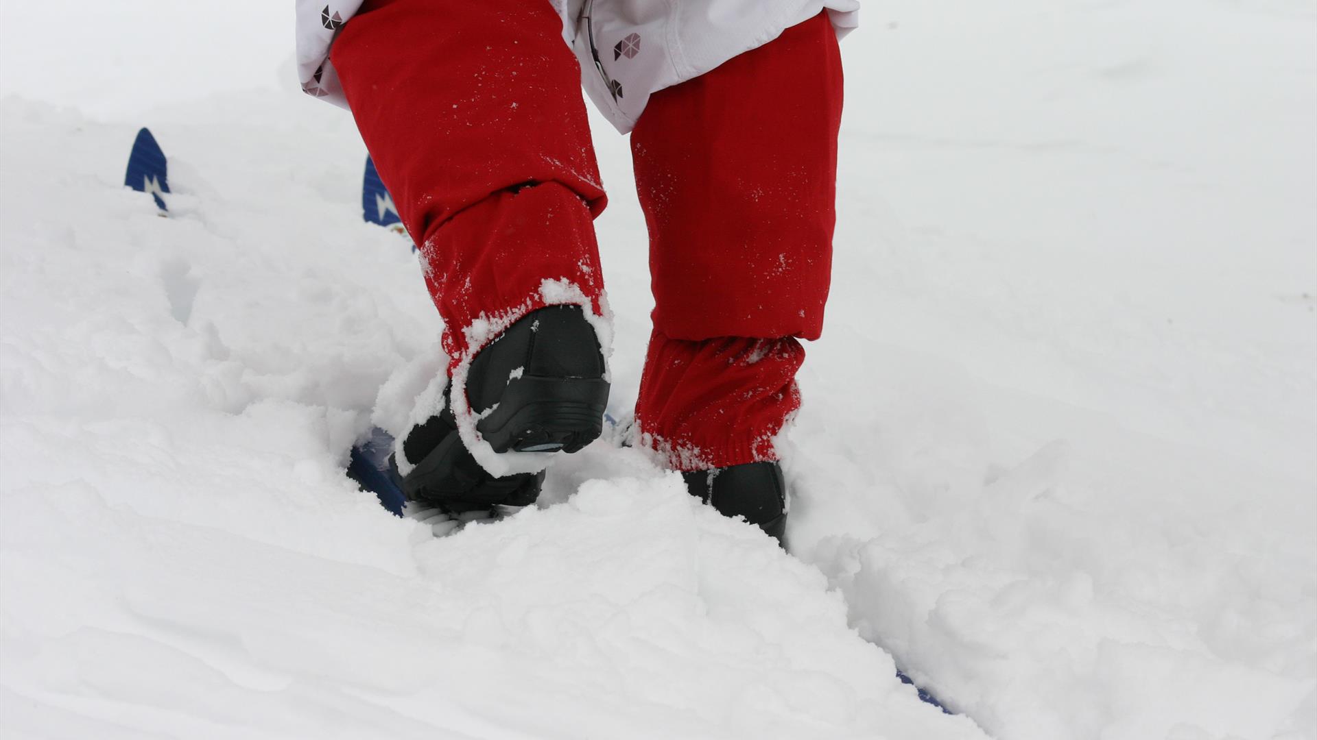 På skitur