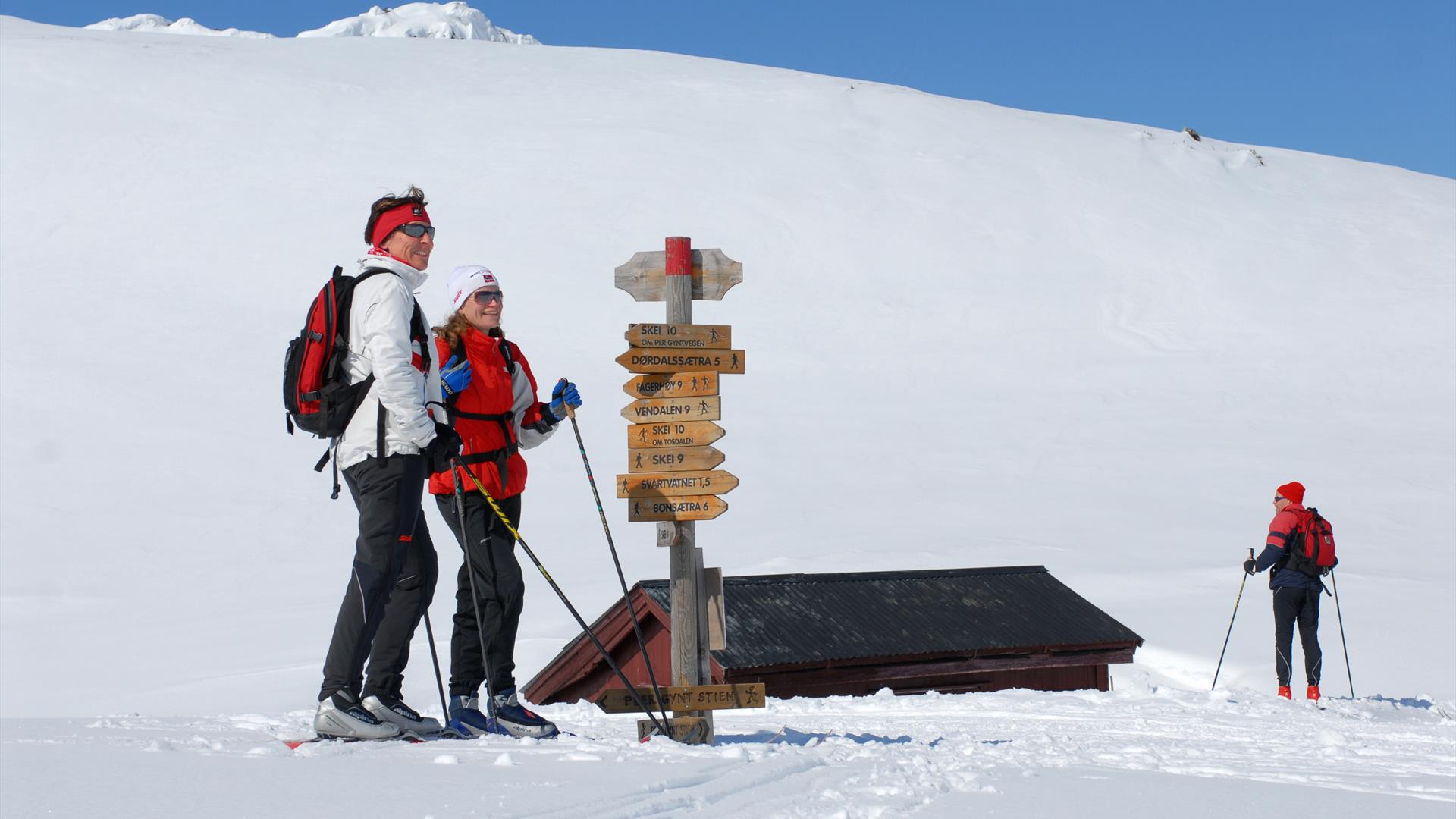 Crosscountry skiing at Skeikampen