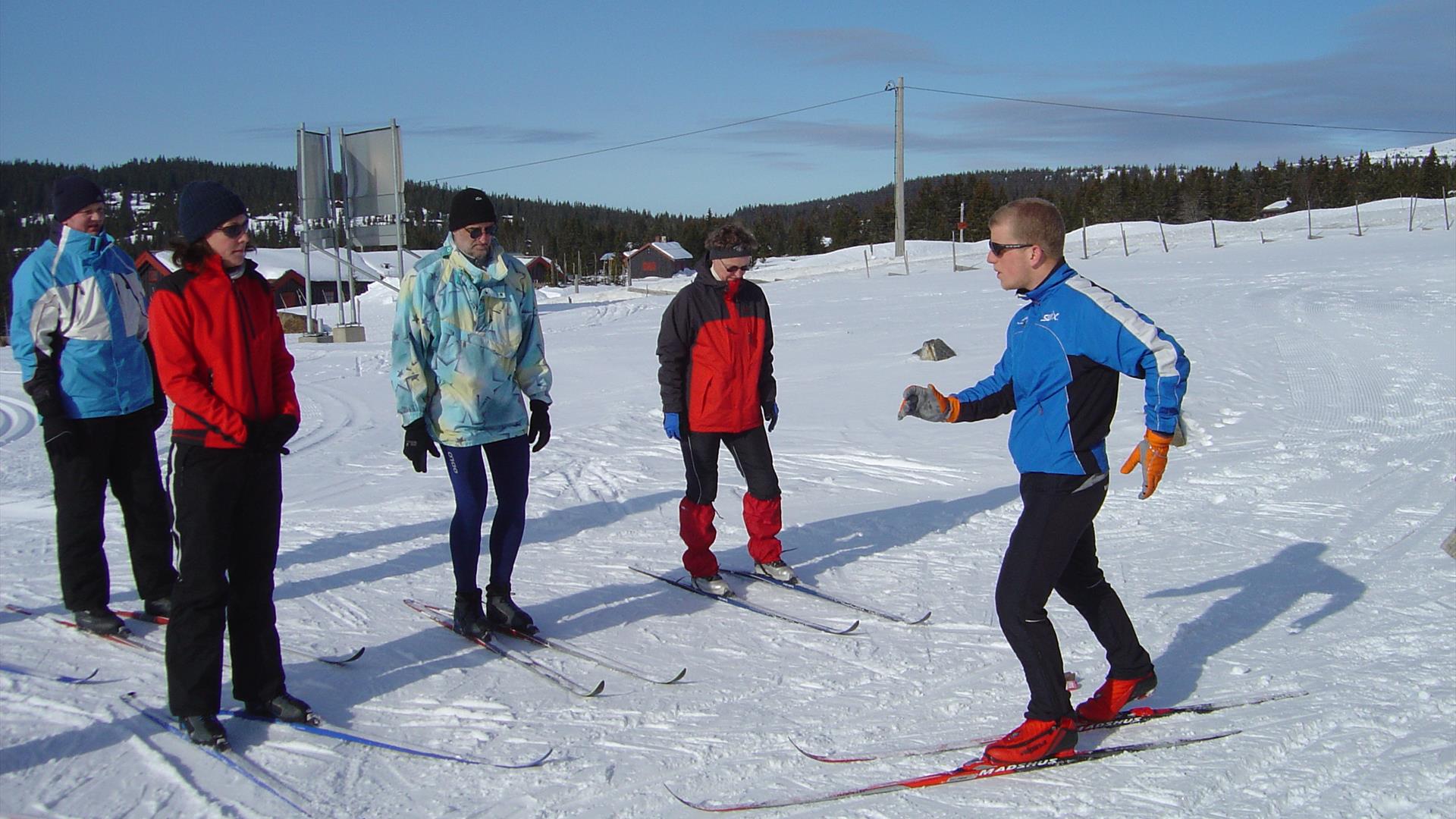 Skiinstruksjon på Nordseter