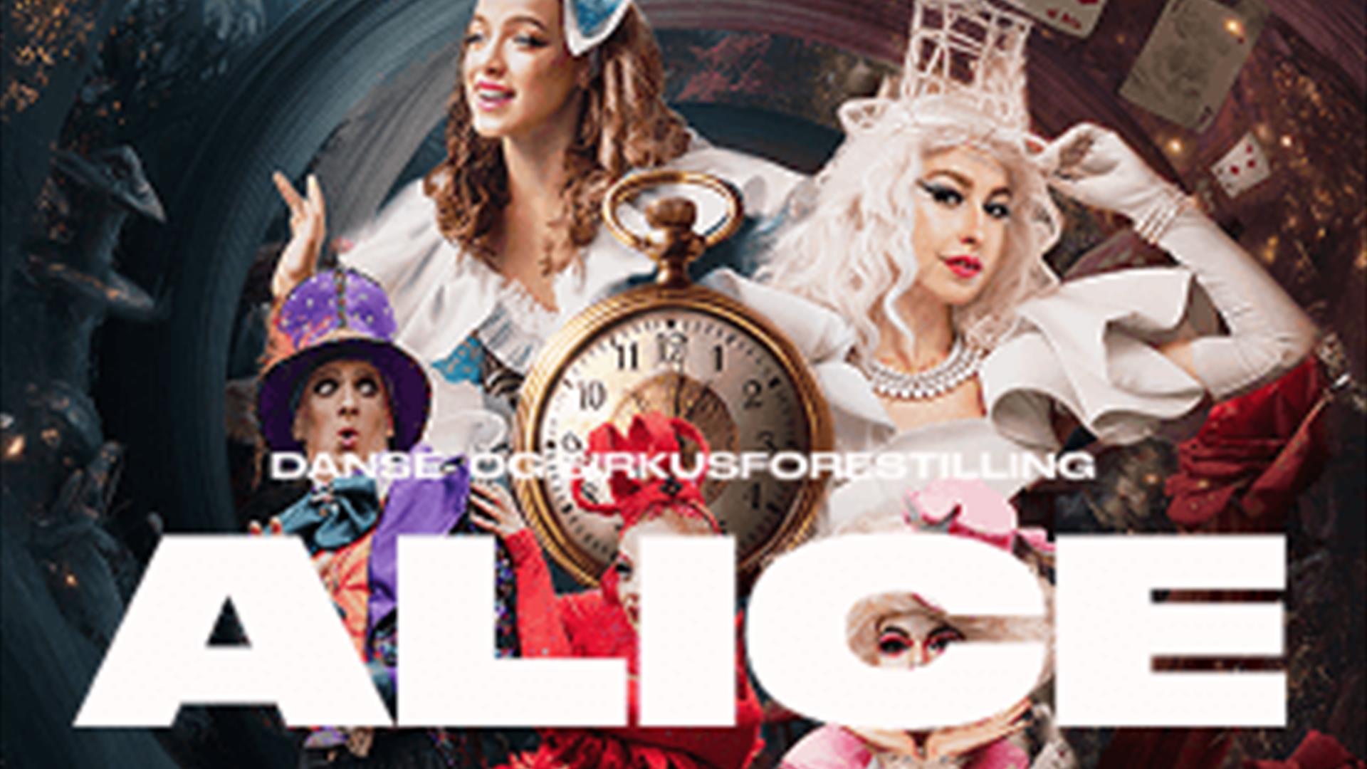 Sirkusforestilling Alice i Eventyrland