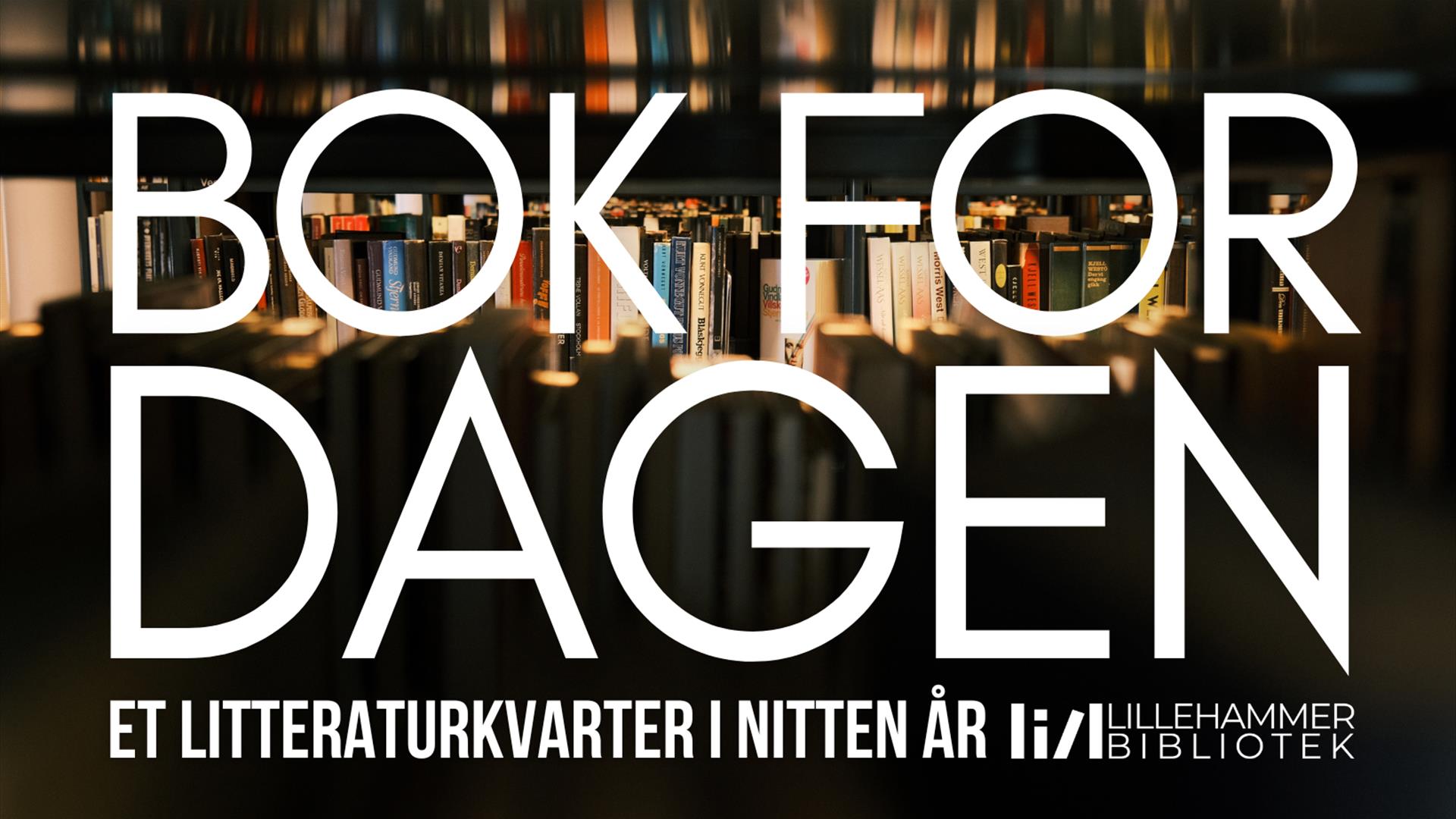 Bok for dagen banner