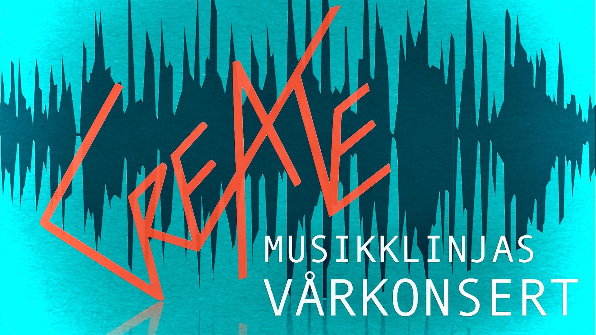 Velkommen til vårkonsert med elever fra Create musikklinje