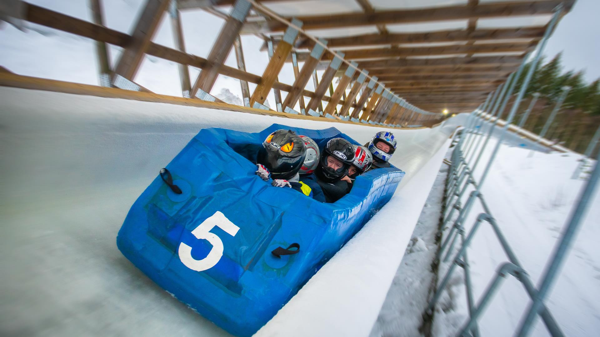 Lillehammer Olympic Bob and Luge Track Toboggan in Fåberg