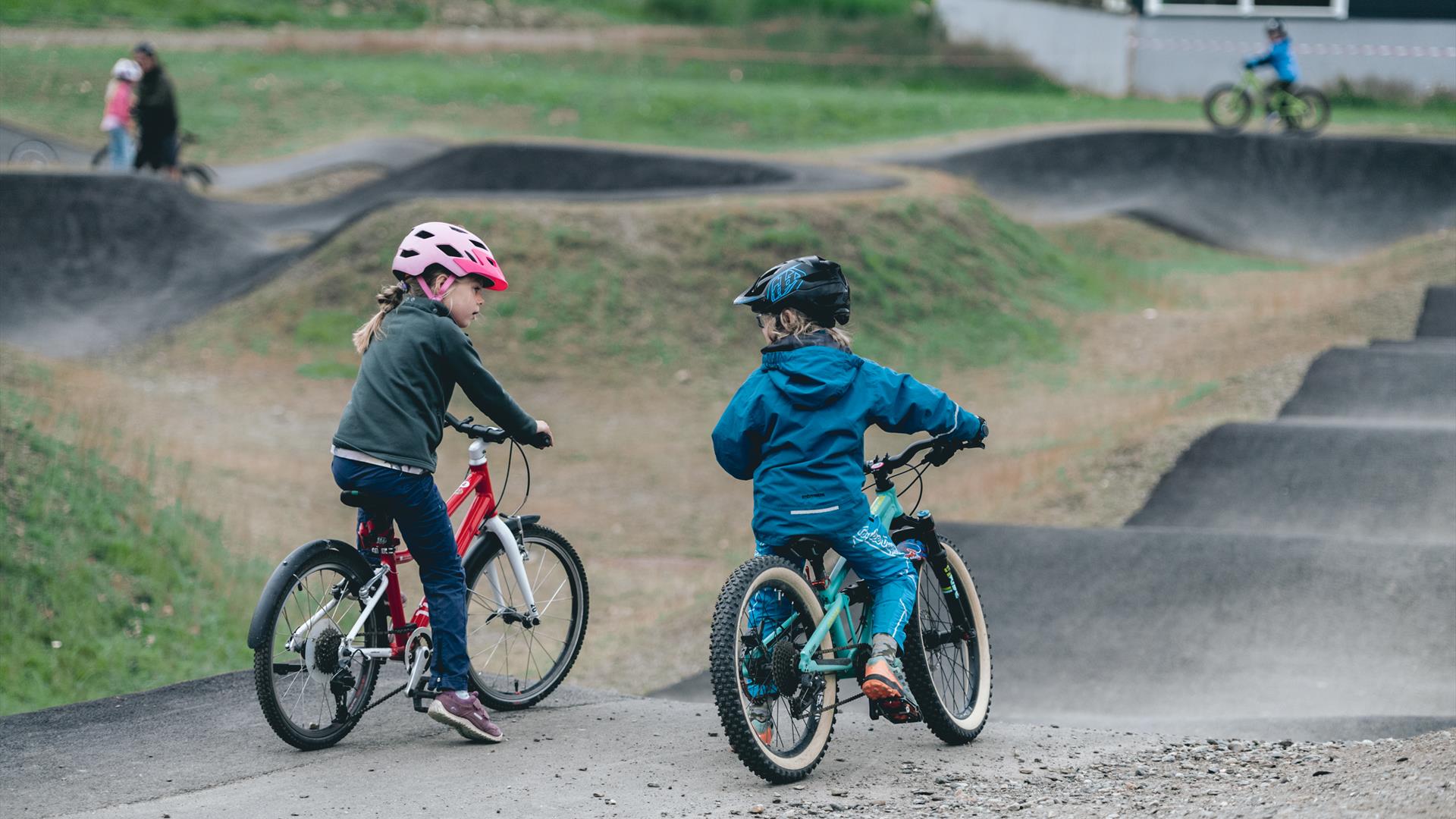 The Pumptrack in Hafjell Bike Park Fahrrad in Oyer Hafjell Visit Lillehammer