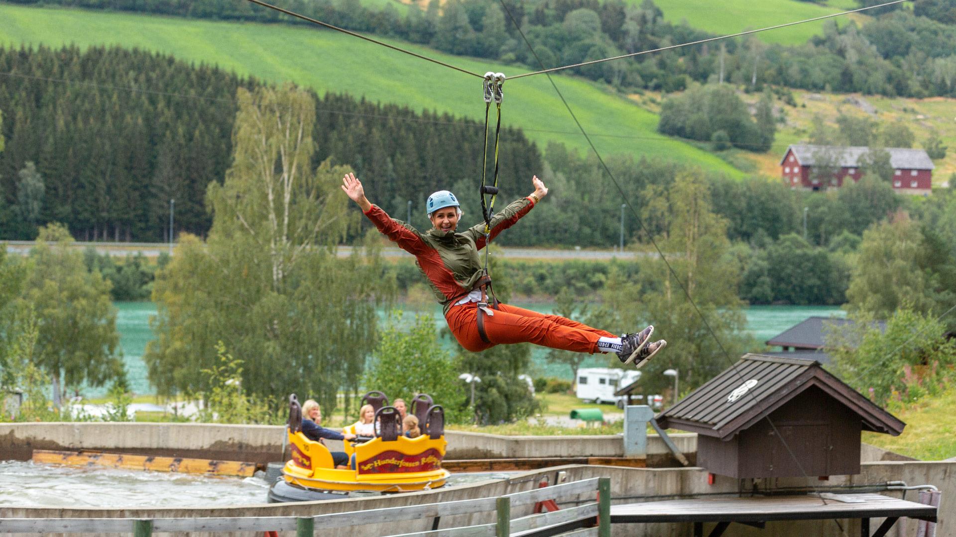 Hunderfossen High Ropes Course - Climbing in Fåberg, Lillehammer - Visit  Lillehammer