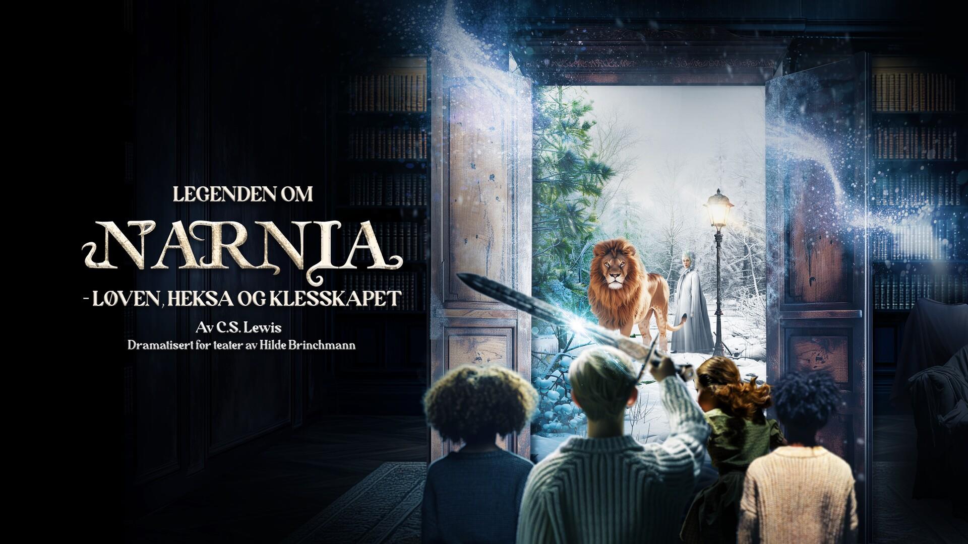 Riksteatrets familie forestilling Legenden om Narnia - Løven, heksa og klesskapet