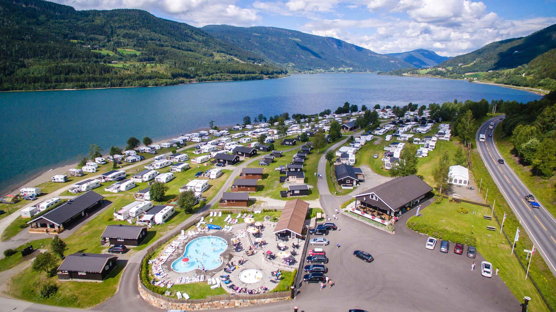 Oversiktsbilde Mageli Camping