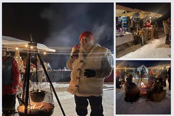 Julemarked på Sjusjøen