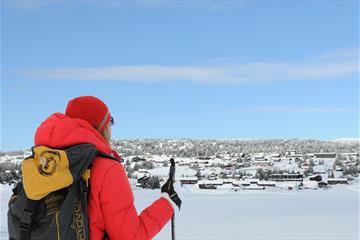 Utsikt utover Sjusjøen