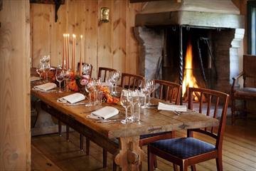 Table in the dining room "Gjestestua" , Frich`s Spiseri Maihaugen