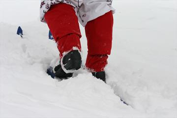 På skitur