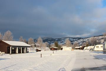 Rybakken Camping in the winter