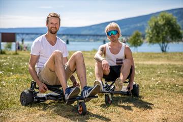 Race med elektriske hoverkarts