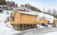 Cabins in Hafjell, winter