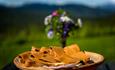 Sandwishes with brown cheese from Gudbrandsdalen