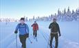 Crosscountry skiing Paulsrud Gård