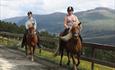 Horseback riding at Åsli Ridesenter