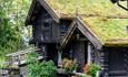 Timber houses at Telemarkstunet