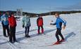 Ski instruction at Nordseter