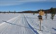 Crosscountry tracks in Espedalen