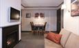 Stue 4 sengs leilighet Alpin Apartment Sørlia