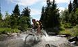 Sykkeltur i flott terreng på Skeikampen. 35 minutter fra Lillehammer.