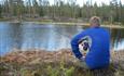 Fishing for brown trout in Langsua national park