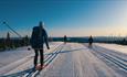 Skiing in Birkebeinerløypa