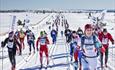 Strålende sol i birkebeinerløypa